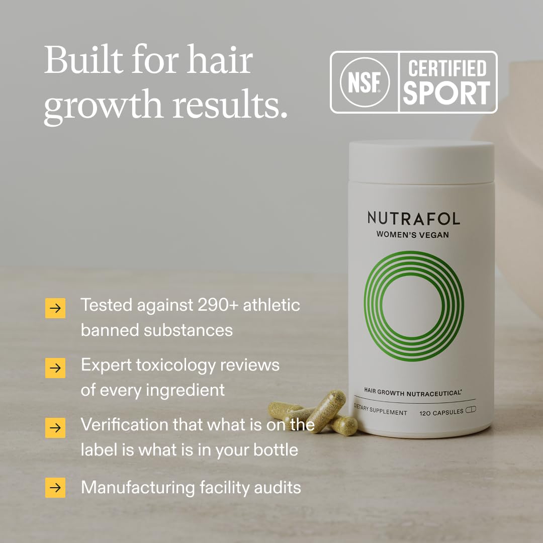 Nutrafol Women’s Hair Growth Supplement Vegan Capsules 1 Month Supply