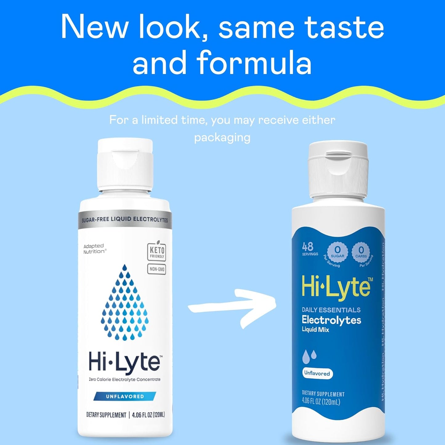 Hi-Lyte Electrolyte Supplement Zero Calorie Sugar-Free 48 Servings
