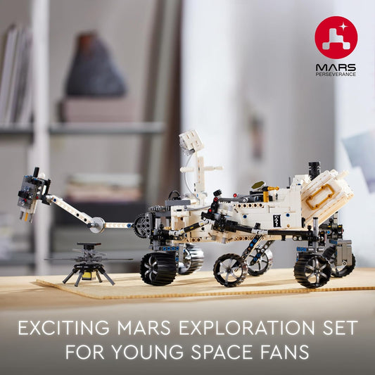 LEGO Technic NASA Mars Rover Perseverance Building Toys - STEM Model Kit for Boys & Girls, Ages 10+ Years - Gifts for Birthdays - Detailed Set for Display - 42158