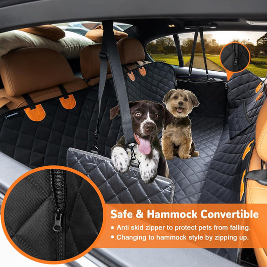 URPOWER Dog Car Seat Cover Waterproof Heavy Duty Hammock for Cars, Trucks & SUVs