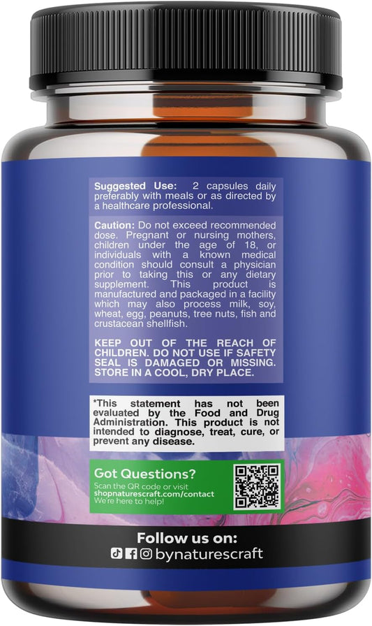 CANDI-CLEAR Body Cleanse Capsules Caprylic Acid Black Walnut Oregano 60 Count