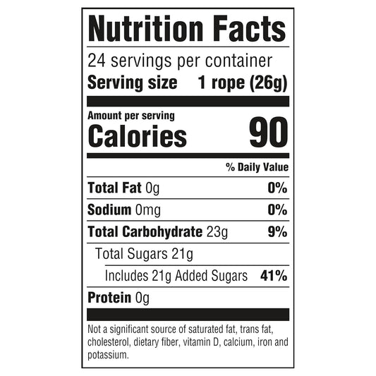 NERDS Rope Rainbow Candy 0.92 oz 24 Pack