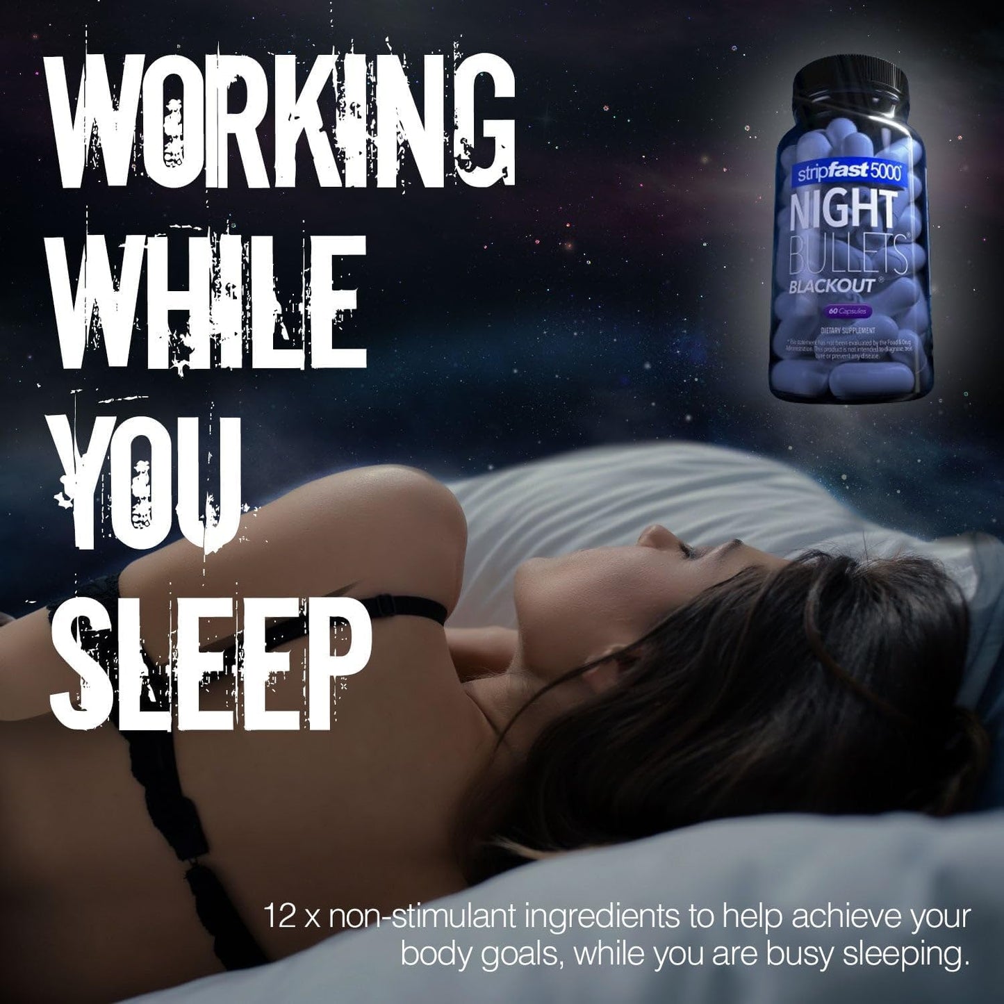 Stripfast5000 Fire Bullets Capsules – Dietary Supplement (Combo Pack)