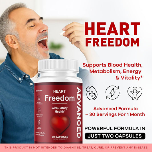 LIVORKA Heart Freedom Supplement Capsules 60 Capsules