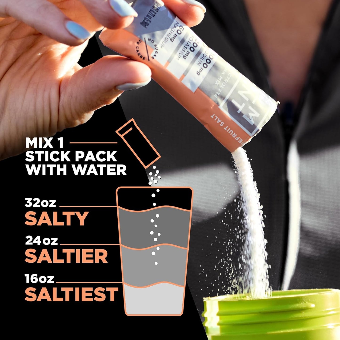 LMNT Zero Sugar Electrolytes Grapefruit Salt Drink Mix 30 Count