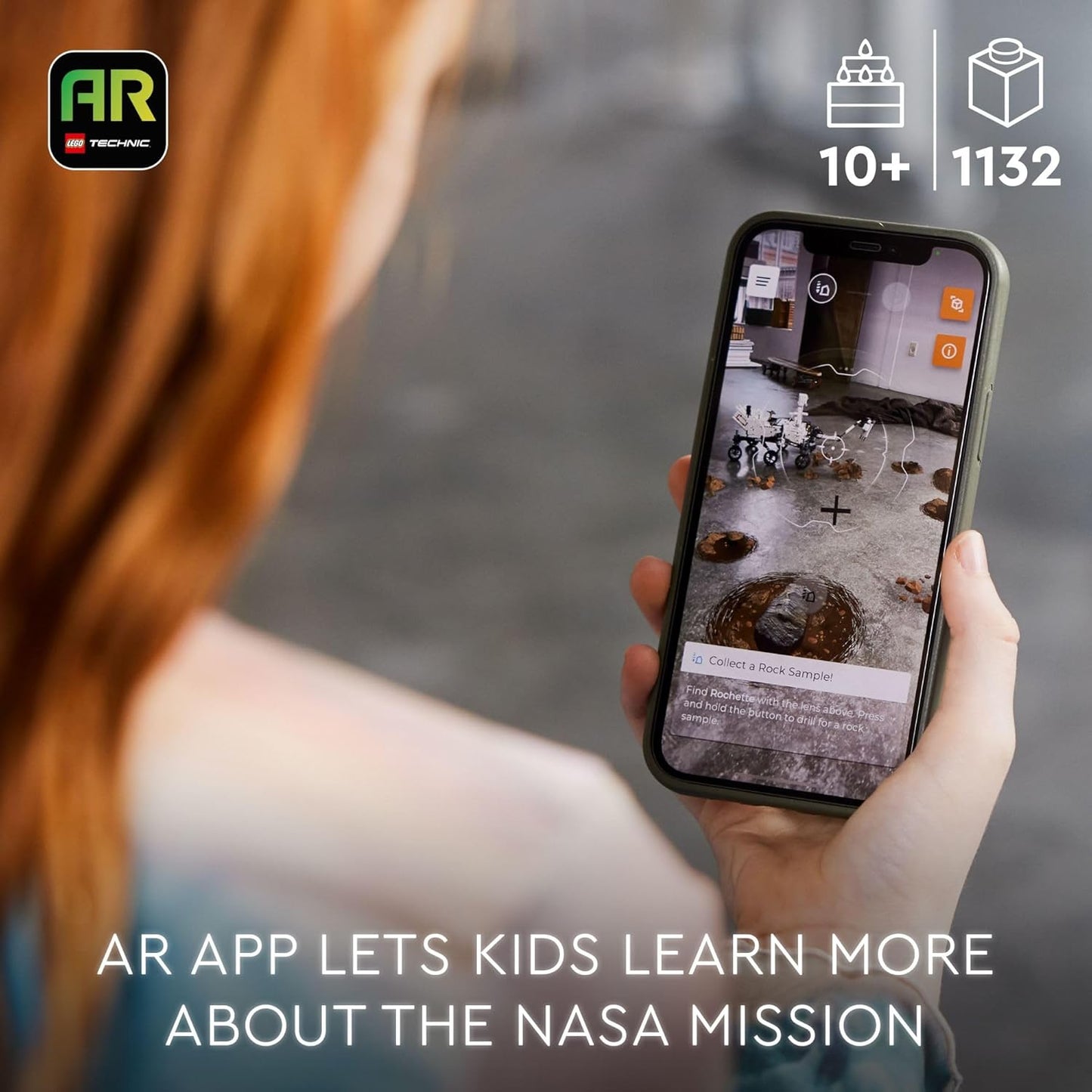 LEGO Technic NASA Mars Rover Perseverance Building Toys - STEM Model Kit for Boys & Girls, Ages 10+ Years - Gifts for Birthdays - Detailed Set for Display - 42158