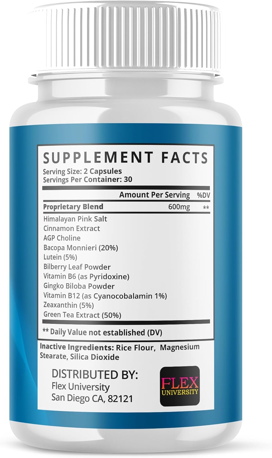 Nerve Ease Supplement Capsules with Natural Ingredients 120 Capsules (2 Pack)