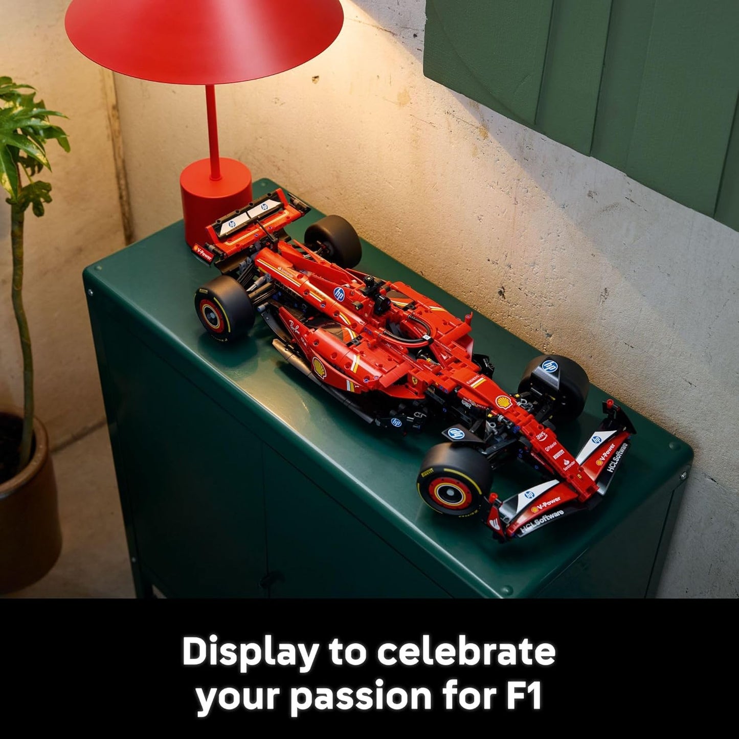 LEGO Technic Ferrari SF-24 F1 Model Car Kit for Adults 18+ – Realistic Ferrari Building Set for Display, Gift for F1 Fans – 42207