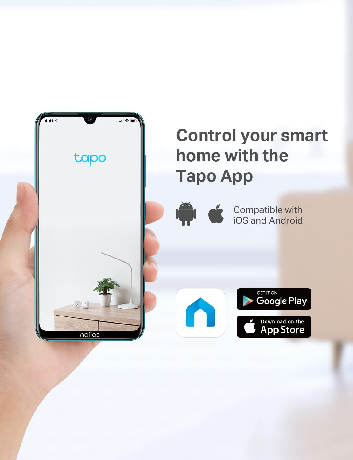 TP-Link Tapo Indoor Security Camera 1080p with Night Vision and Two-Way Audio C100