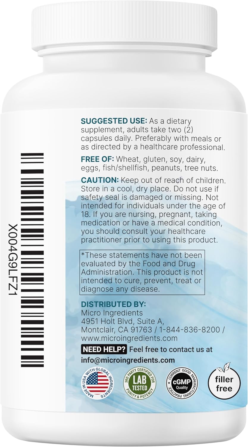 Micro Ingredients Methylated Multivitamin 19-in-1 Non-GMO 240 Capsules