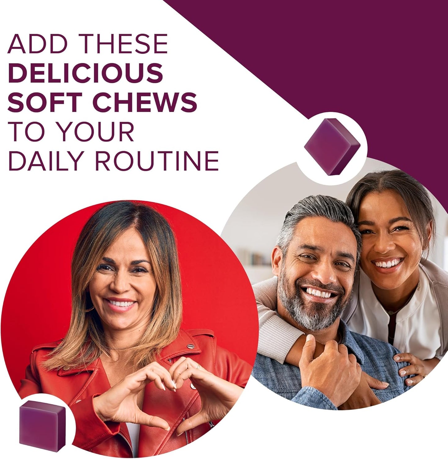 Qunol Beets Chews with CoQ10 & Grape Seed Extract – 90 Chews