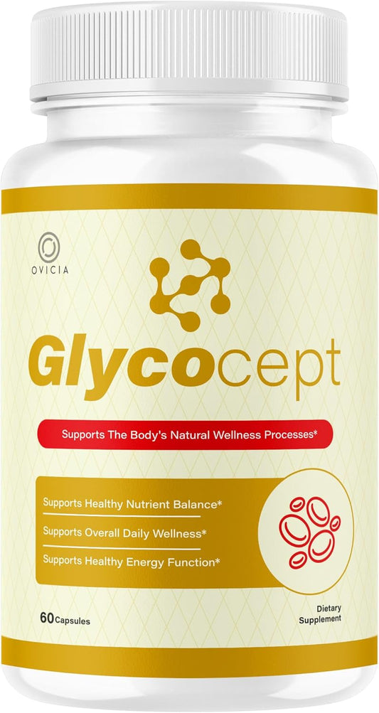 Glycocept Advanced Formula Capsules – Daily Dietary Supplement for General Wellness Support, 120Capsules (60-Day Supply) (Copy)