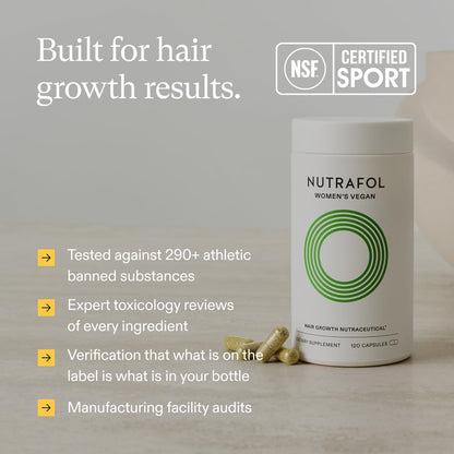 Nutrafol Women’s Hair Growth Supplement Vegan Capsules 1 Month Supply