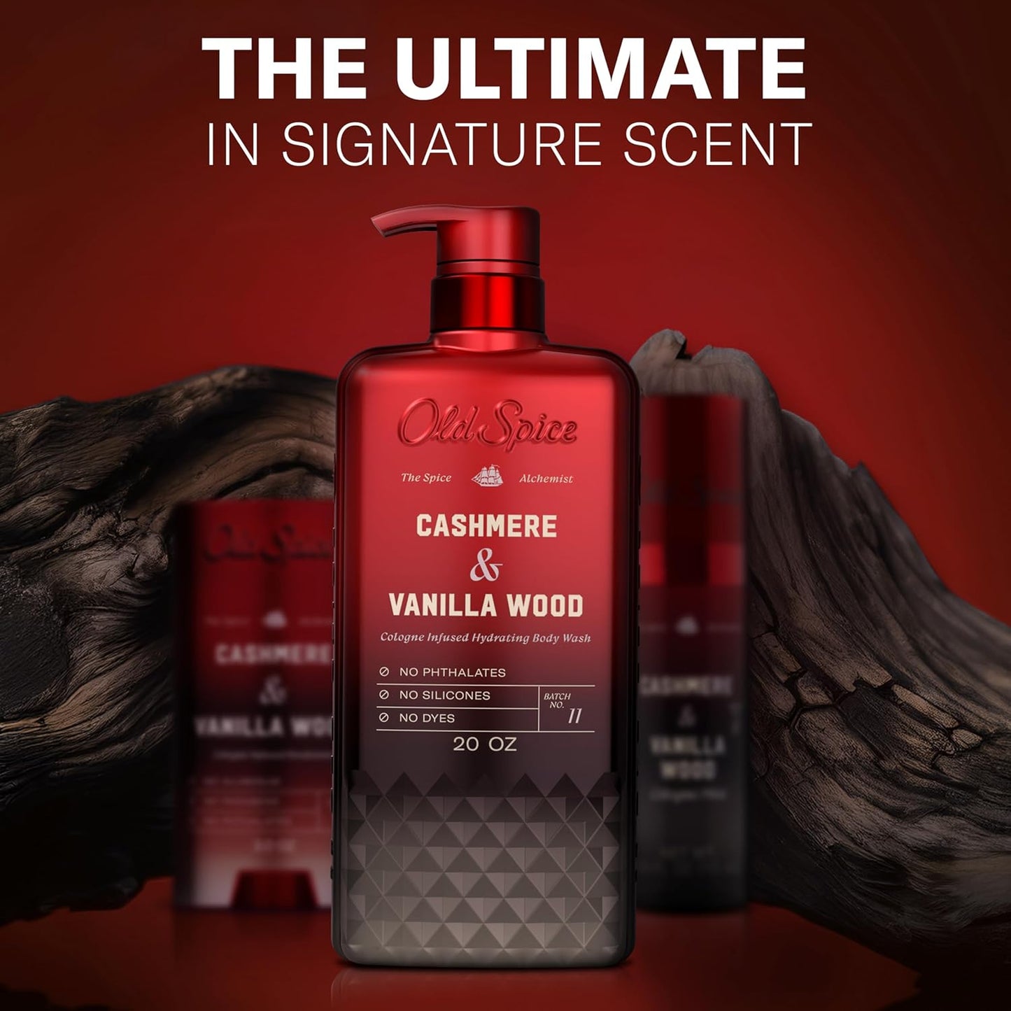 Old Spice Body Wash The Spice Alchemist Cashmere Vanilla Wood 20 oz