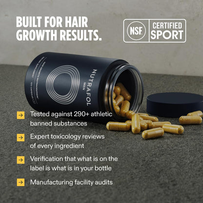 Nutrafol Men’s Hair Growth Supplement Capsules 1 Month Supply