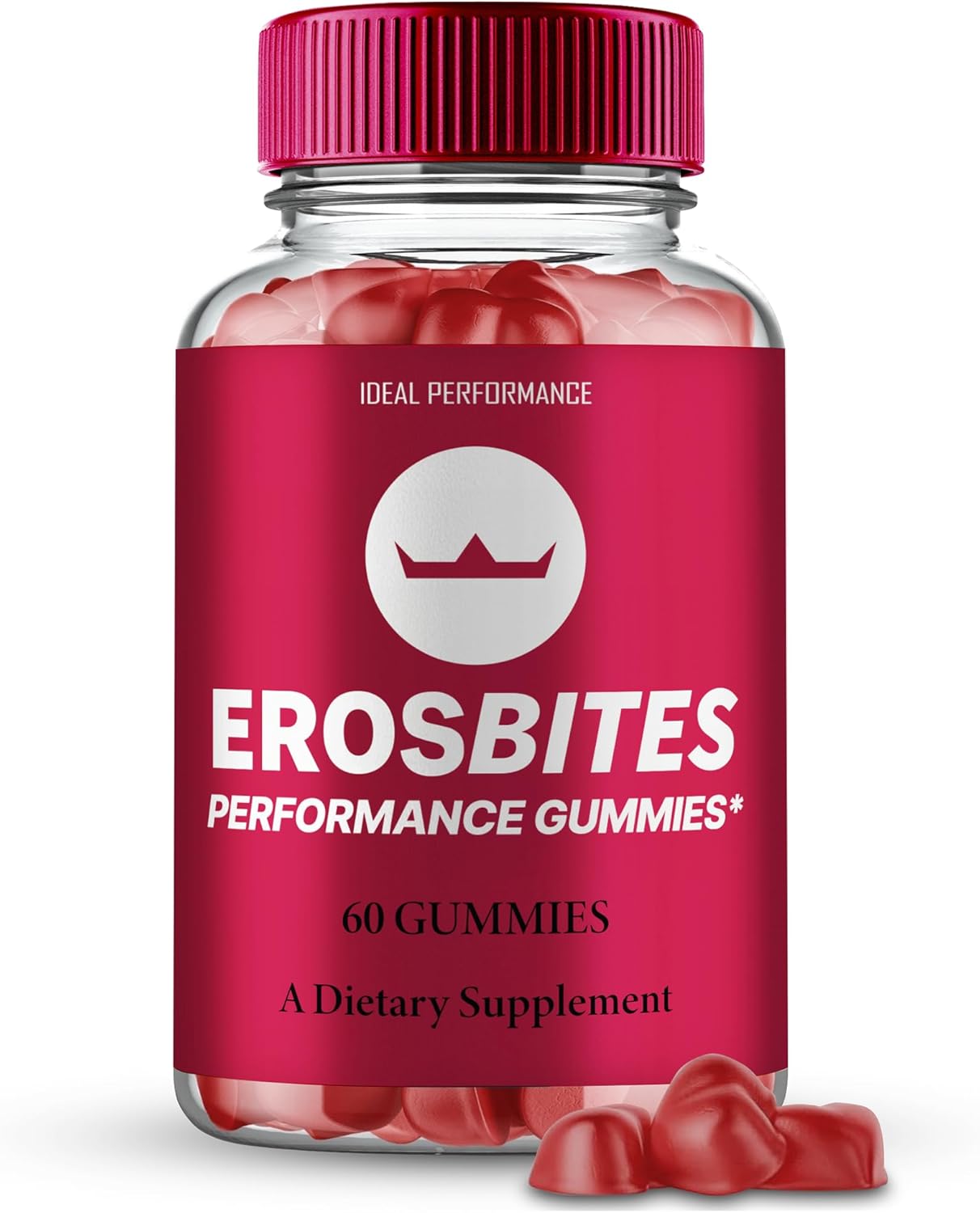 Eros Bites Gummies for Men – Advanced Herbal Formula Performance & Vitality Support, Natural Wellness Gummies, 1 Pack