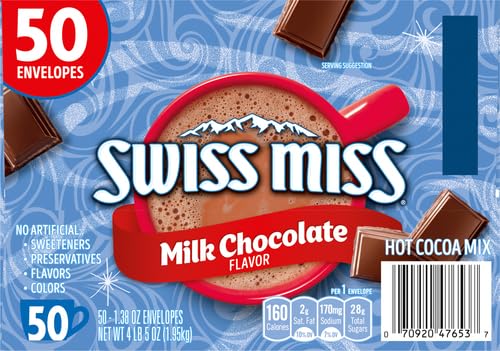 Swiss Miss Milk Chocolate Hot Cocoa Mix 50 Count