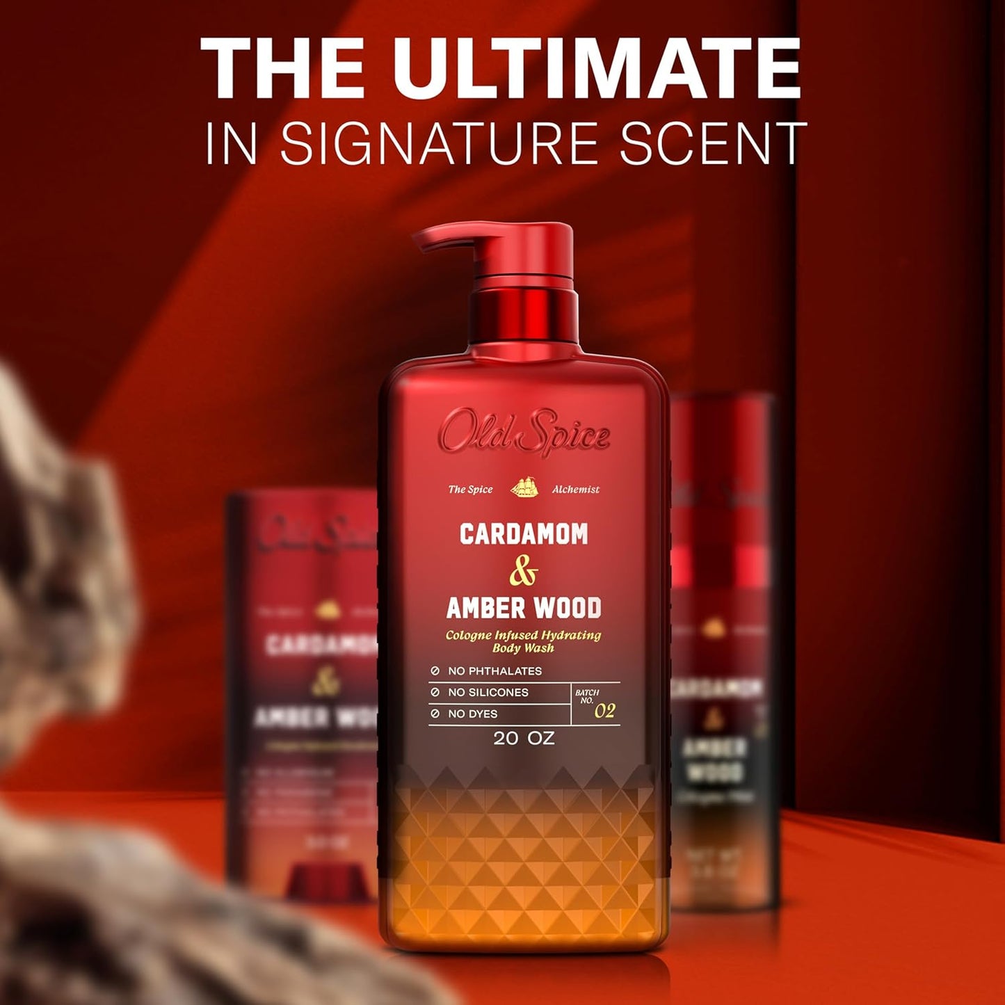 Old Spice Body Wash Cardamom Amber Wood Spice Alchemist 20 oz