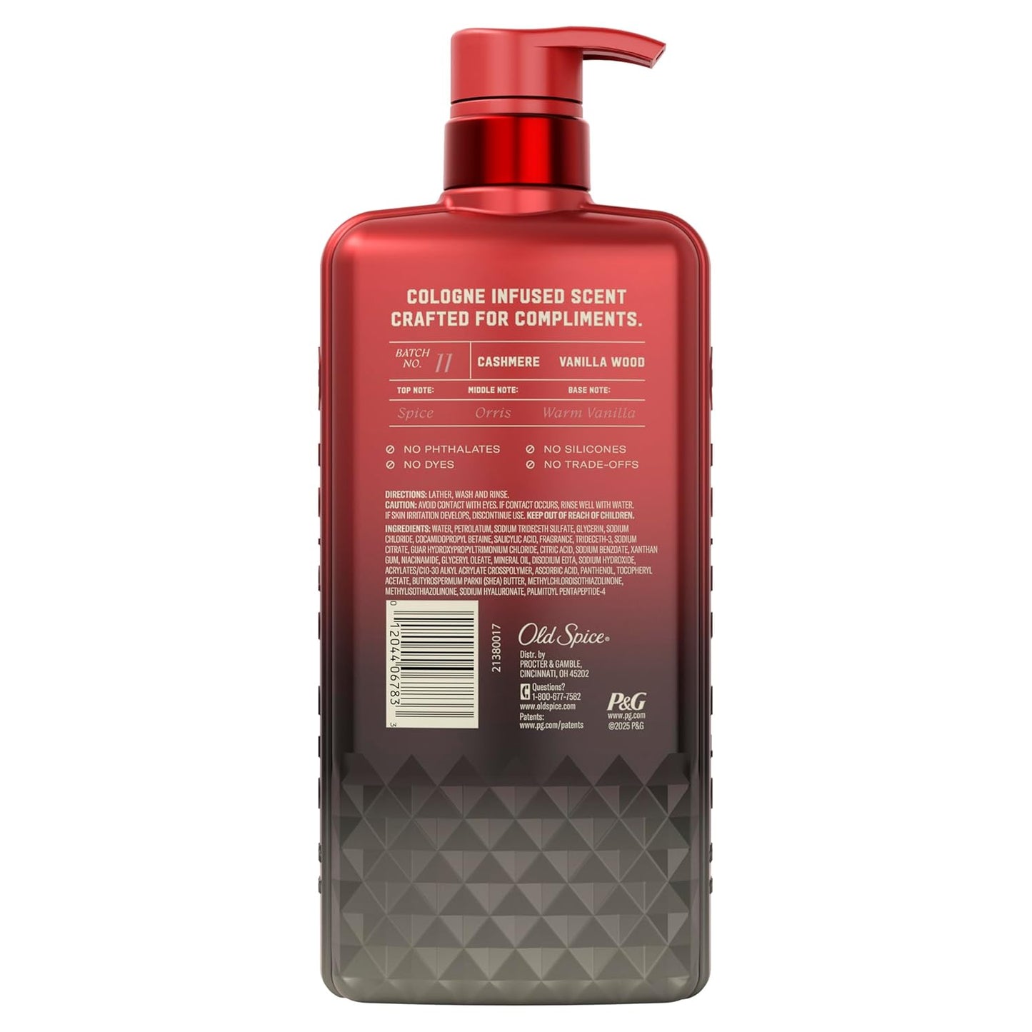 Old Spice Body Wash The Spice Alchemist Cashmere Vanilla Wood 20 oz