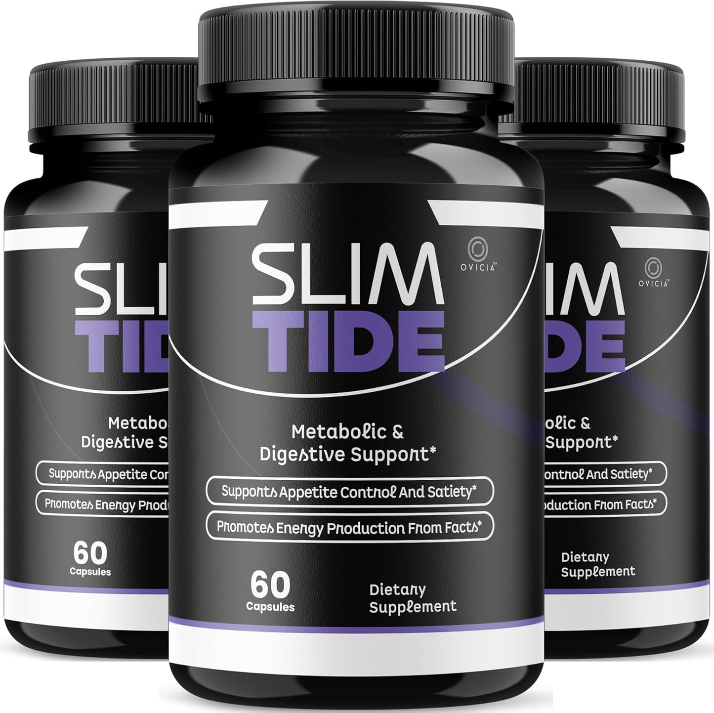 Slim Tide Advanced Weight Management Supplement Capsules 3 Pack 180 Count