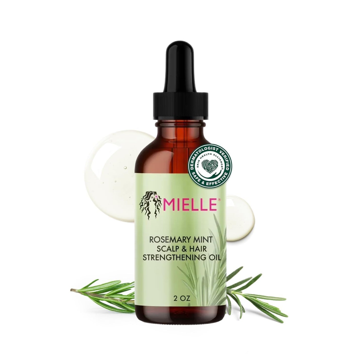 Mielle Organics Rosemary & Mint Hair Oil with Biotin 2 oz