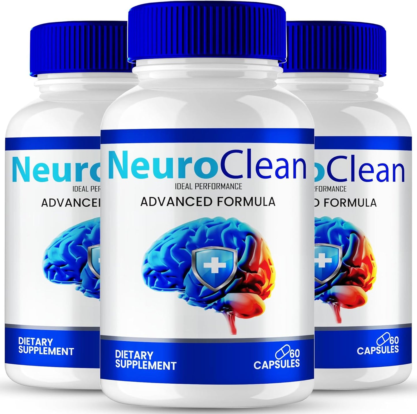 Neuro Clean Brain and Memory Support Supplement Capsules 3 Pack 180 Count