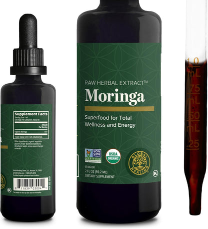 Global Healing Moringa Oleifera Liquid Extract Vegan 2 fl oz