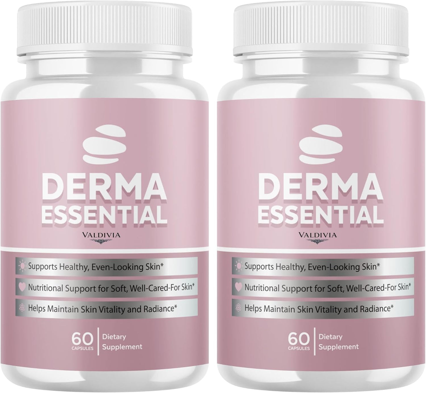Derma Essentials Health & Wellness Supplement Capsules 2 Pack 120 Count