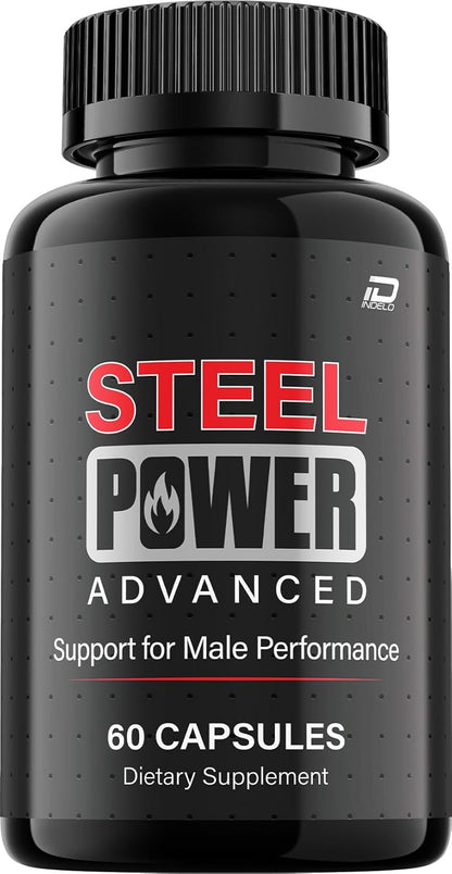 Steel Power Capsules for Men Daily Supplement 60 Capsules