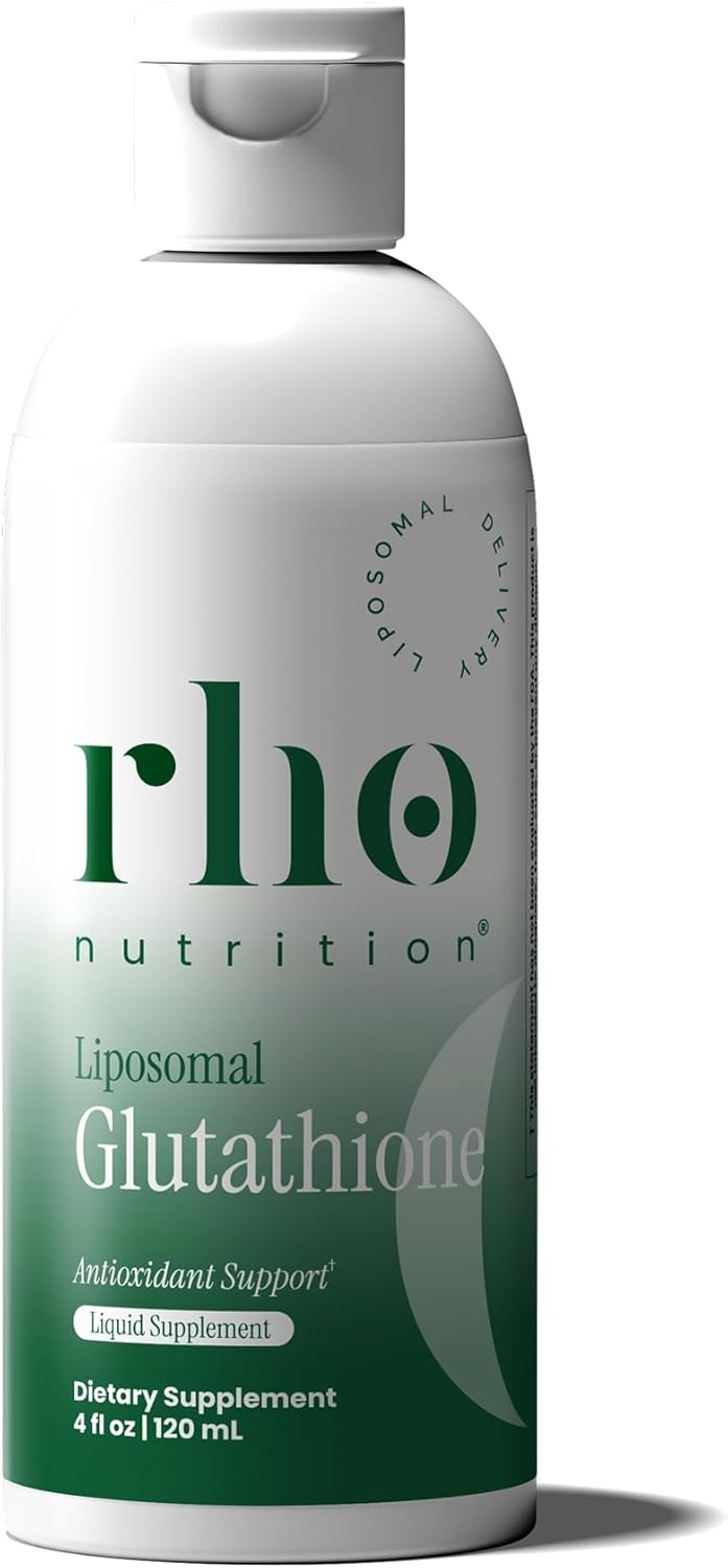 Rho Nutrition Liposomal Glutathione Liquid – High Absorption Dietary Supplement, 1 Bottle-120ml