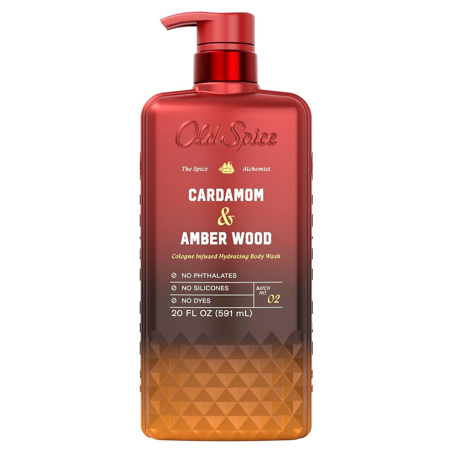 Old Spice Body Wash Cardamom Amber Wood Spice Alchemist 20 oz