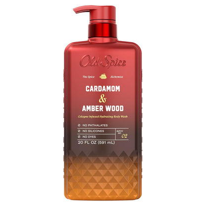 Old Spice Body Wash Cardamom Amber Wood Spice Alchemist 20 oz