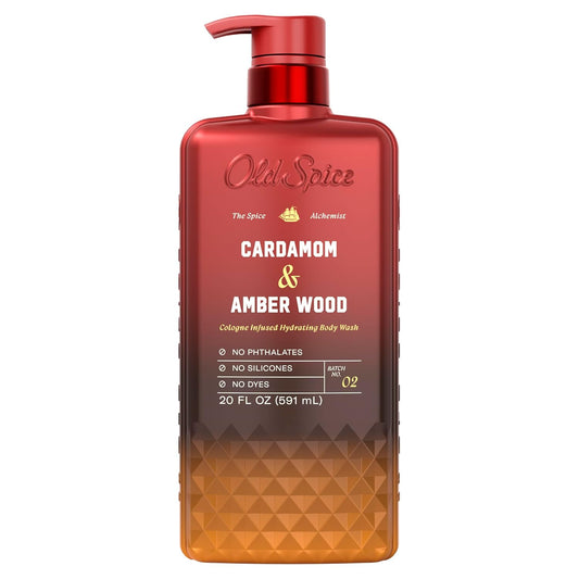 Old Spice Body Wash Cardamom Amber Wood Spice Alchemist 20 oz