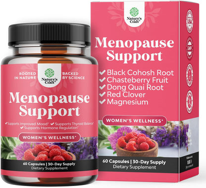 Natures Craft Herbal Supplement for Women – Dong Quai, Chaste Berry & Black Cohosh, 60 Capsules