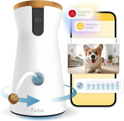 Furbo 360 Dog Camera with Treat Toss and Two Way Audio
