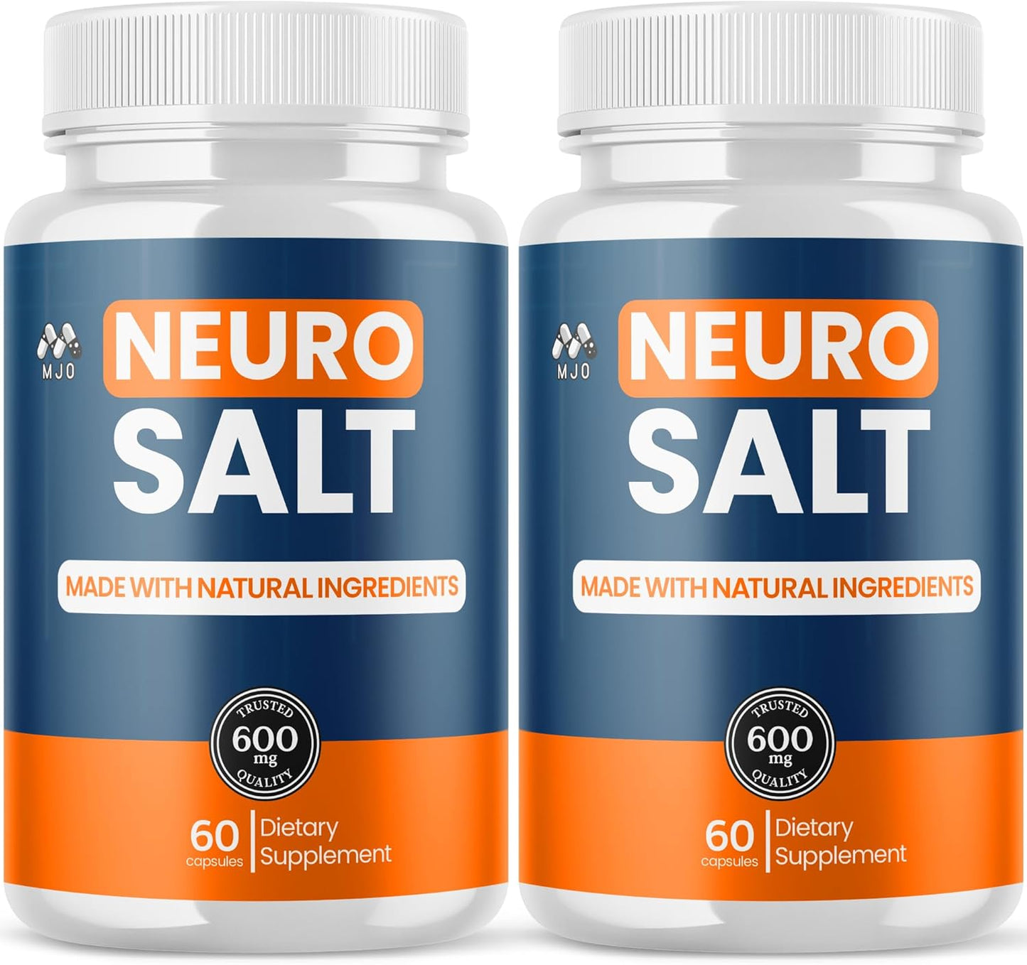 Neuro Salt Supplement Capsules with Natural Ingredients & Multivitamins 120 Capsules (2 Pack)
