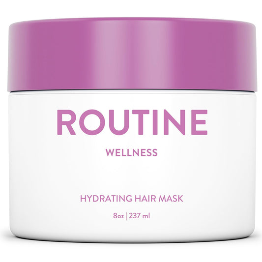 Routine Wellness Hydrating & Conditioning Hair Mask Rose Hips 8 oz
