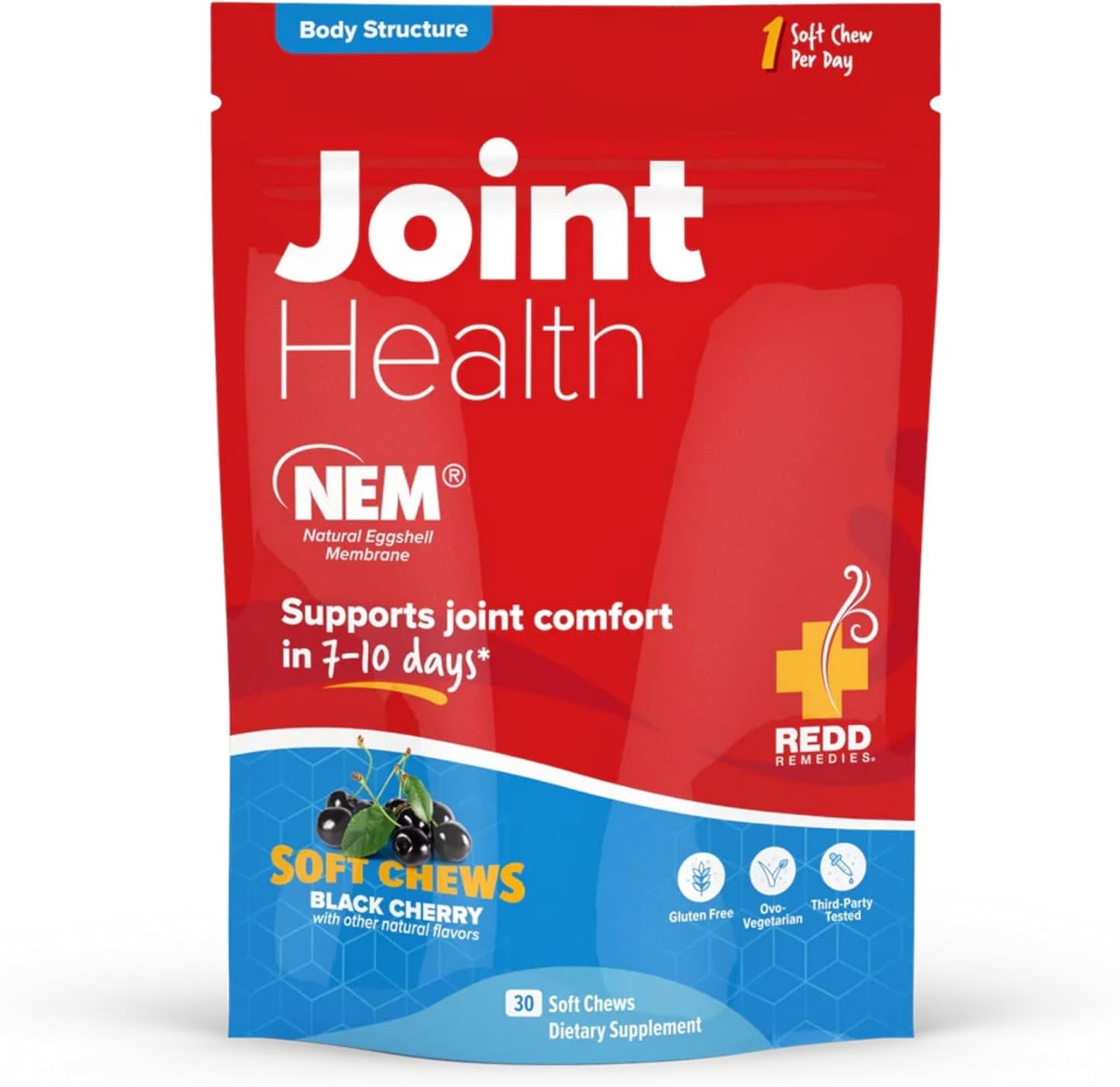 Redd Remedies Joint Health Original Black Cherry Soft Chews 30 Count