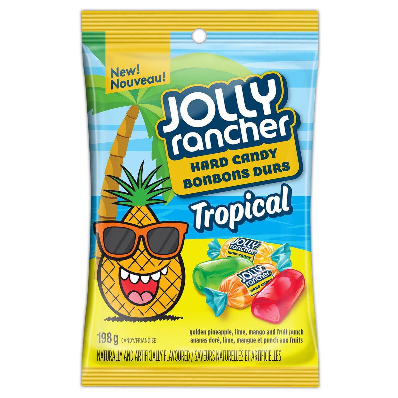 JOLLY RANCHER Tropical Fruit Flavored Hard Candy 7 oz Bag