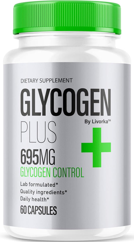 Glycogen Plus Capsules – Daily Dietary Supplement  60 Capsules (30-Day Supply)