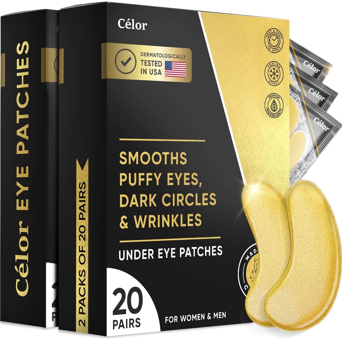 Celor Under Eye Patches with Amino Acids & Collagen 40 Pairs