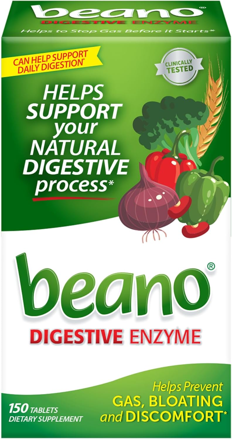 Beano Digestive Enzyme Tablets 150 Count