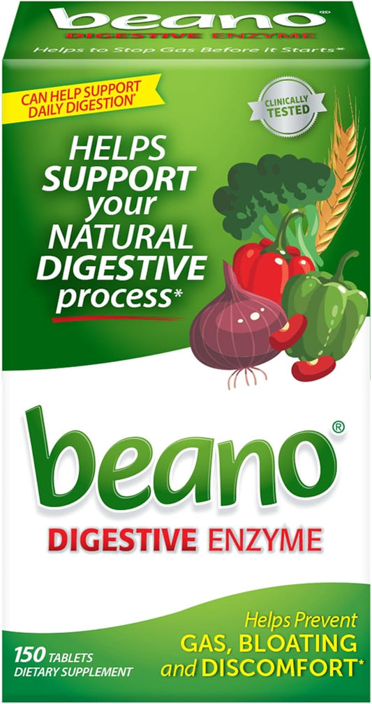 Beano Digestive Enzyme Tablets 150 Count