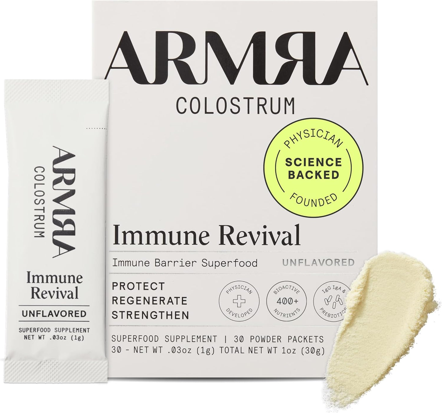 ARMRA Colostrum Powder Unflavored 30 Servings