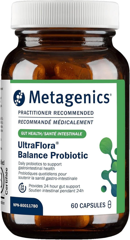 Metagenics UltraFlora Balance Probiotic Capsules 60 Count