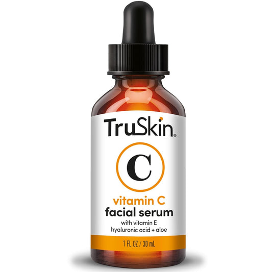 TruSkin Vitamin C Face Serum Hyaluronic Acid Vitamin E 1 fl oz