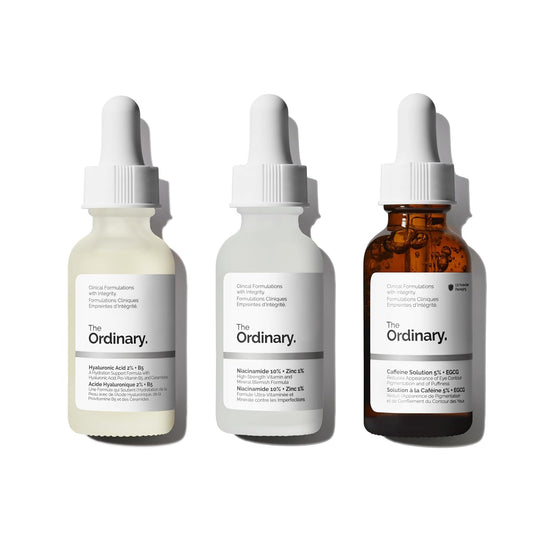 The Ordinary Serum Set Hyaluronic Acid 2% B5 Niacinamide 10% Zinc 1% Caffeine Solution 5%