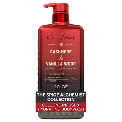 Old Spice Body Wash The Spice Alchemist Cashmere Vanilla Wood 20 oz