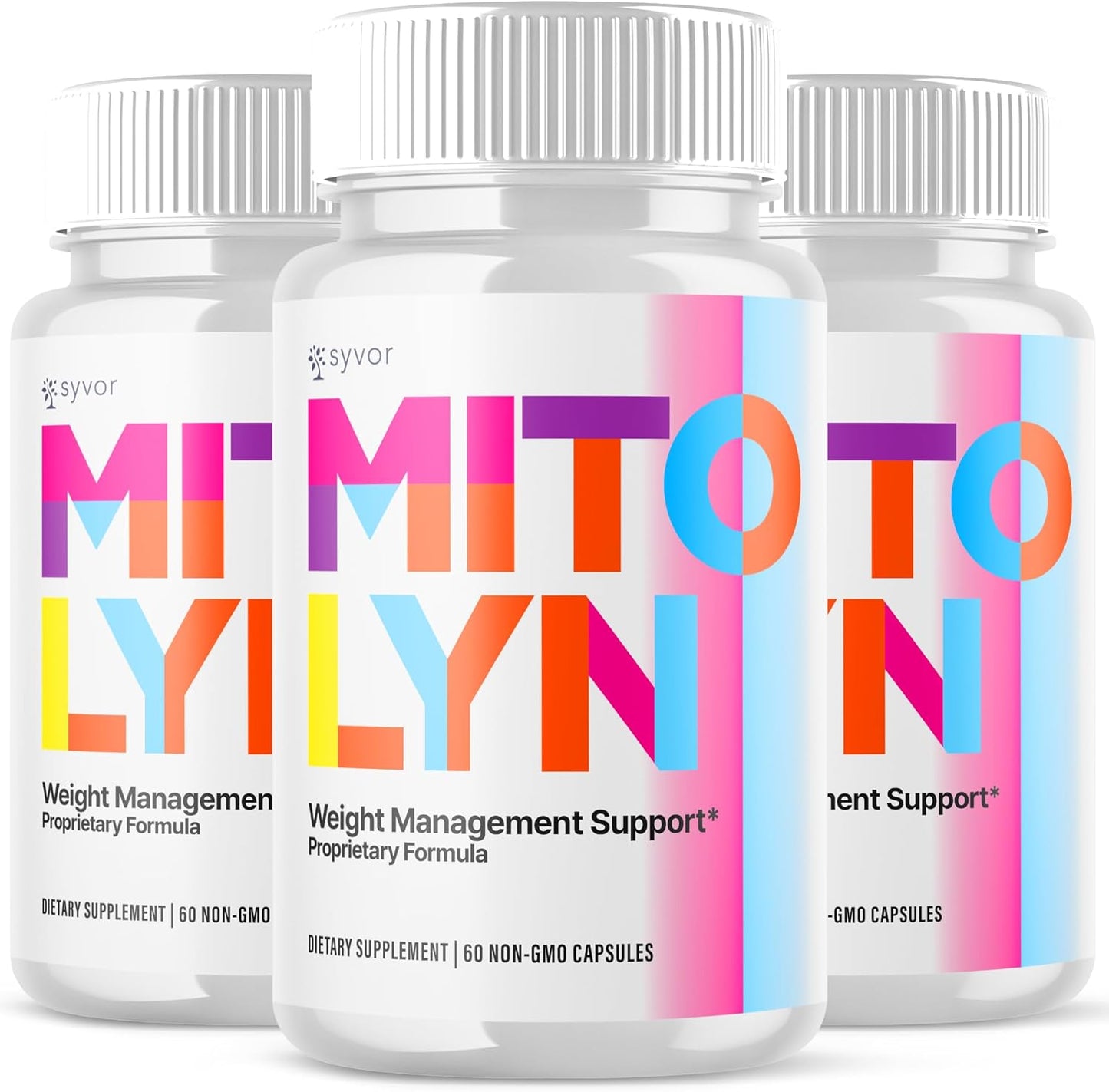 Mitolyn Advanced Formula Capsules Keto Support Energy 180 Count (3 Pack)