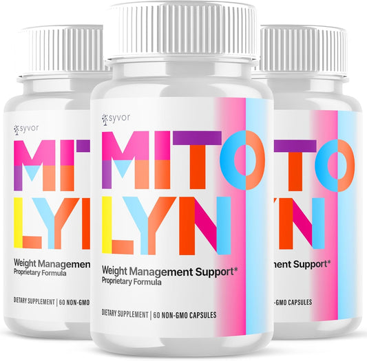 Mitolyn Advanced Formula Capsules Keto Support Energy 180 Count (3 Pack)